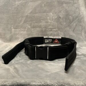 Ryno Gear Nylon Duty Belt with 4 Keeper Sets and Inside Belt N202C-S Black Small